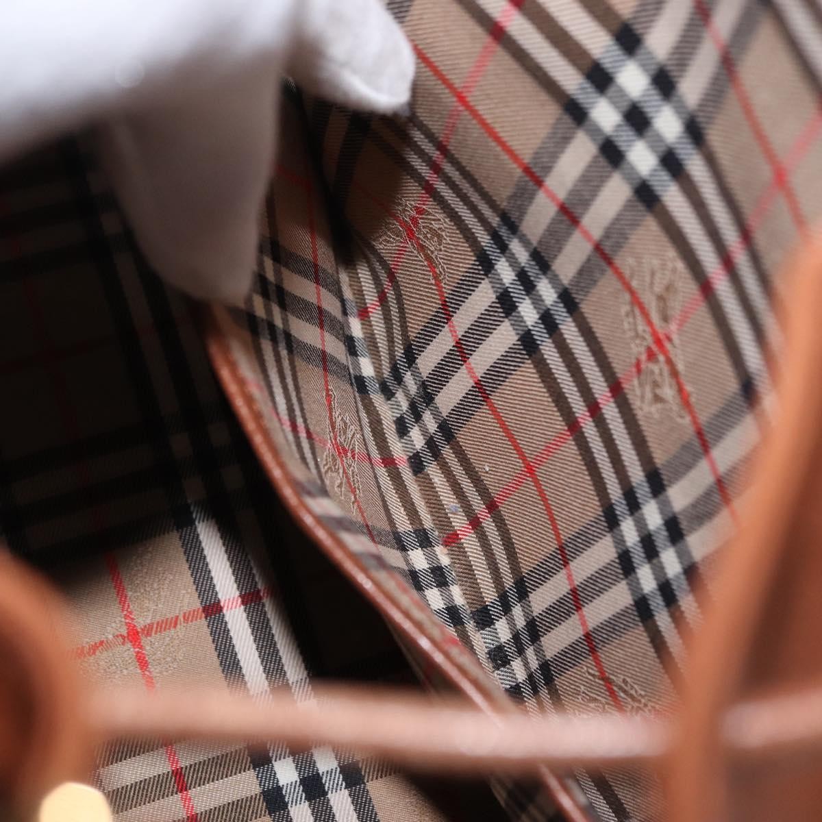 Burberry Vintage Shoulder Bag Leather, BROWN, LEATHER, Shoulder bag