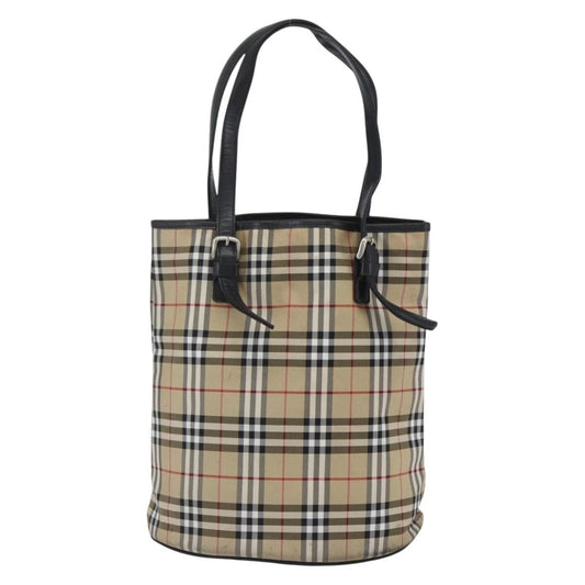 Burberry Nova Check Tote Nylon, BEIGE, NYLON, Tote bag