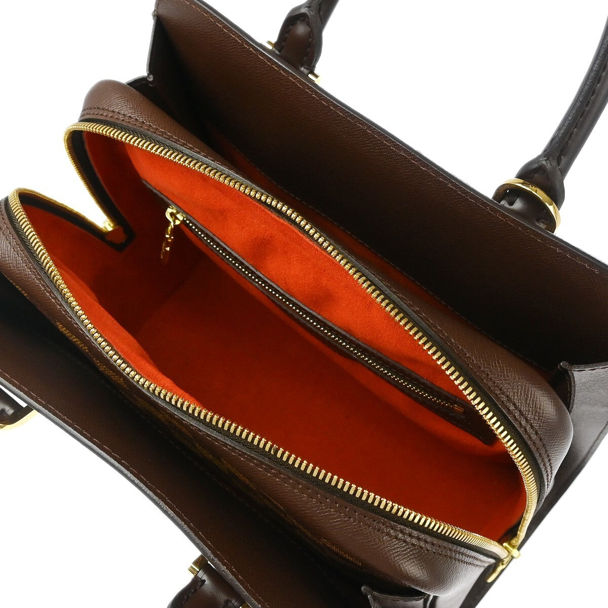 Louis Vuitton Triana Bag Damier, BROWN, CANVAS, Handbag