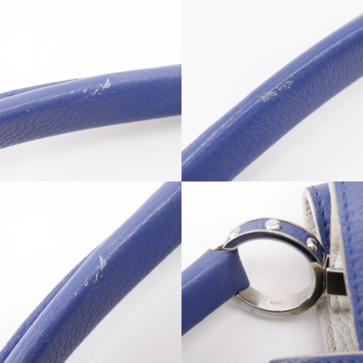 Louis Vuitton Capucines Bag Leather, BLUE, LEATHER, Handbag