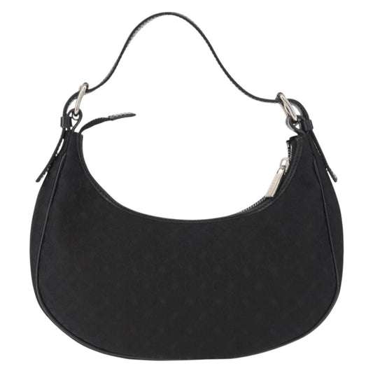 Celine Ava Bag Macadam canvas, BLACK, CANVAS, Handbag