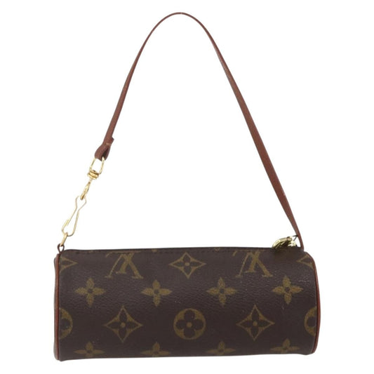 Louis Vuitton Papillon Pochette Monogram Canvas, BROWN, CANVAS, Clutche & pouche