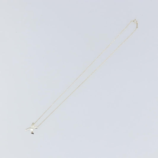 Tiffany & Co. Paloma Picasso Graffiti X Pendant Necklace Silver, SILVER, SILVER, Necklace