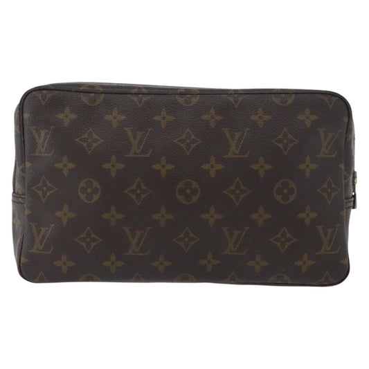 Louis Vuitton Trousse Toilette Monogram Canvas, BROWN, CANVAS, Clutche & pouche