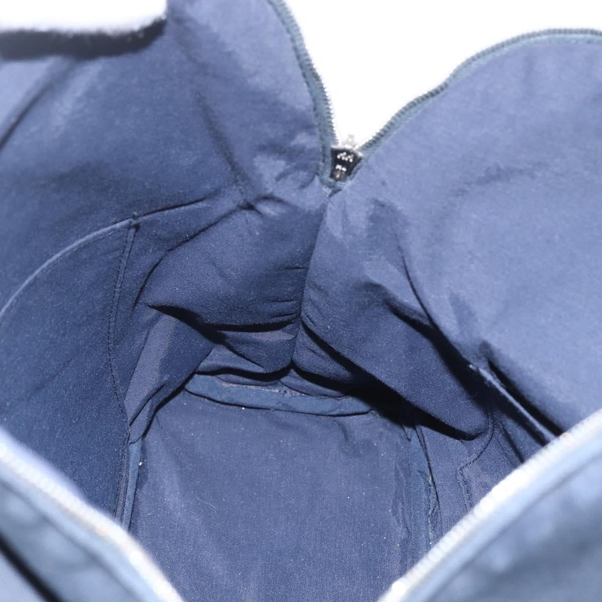 Hermes Bolide Travel Pouch Canvas, NAVY, CANVAS, Clutche & pouche