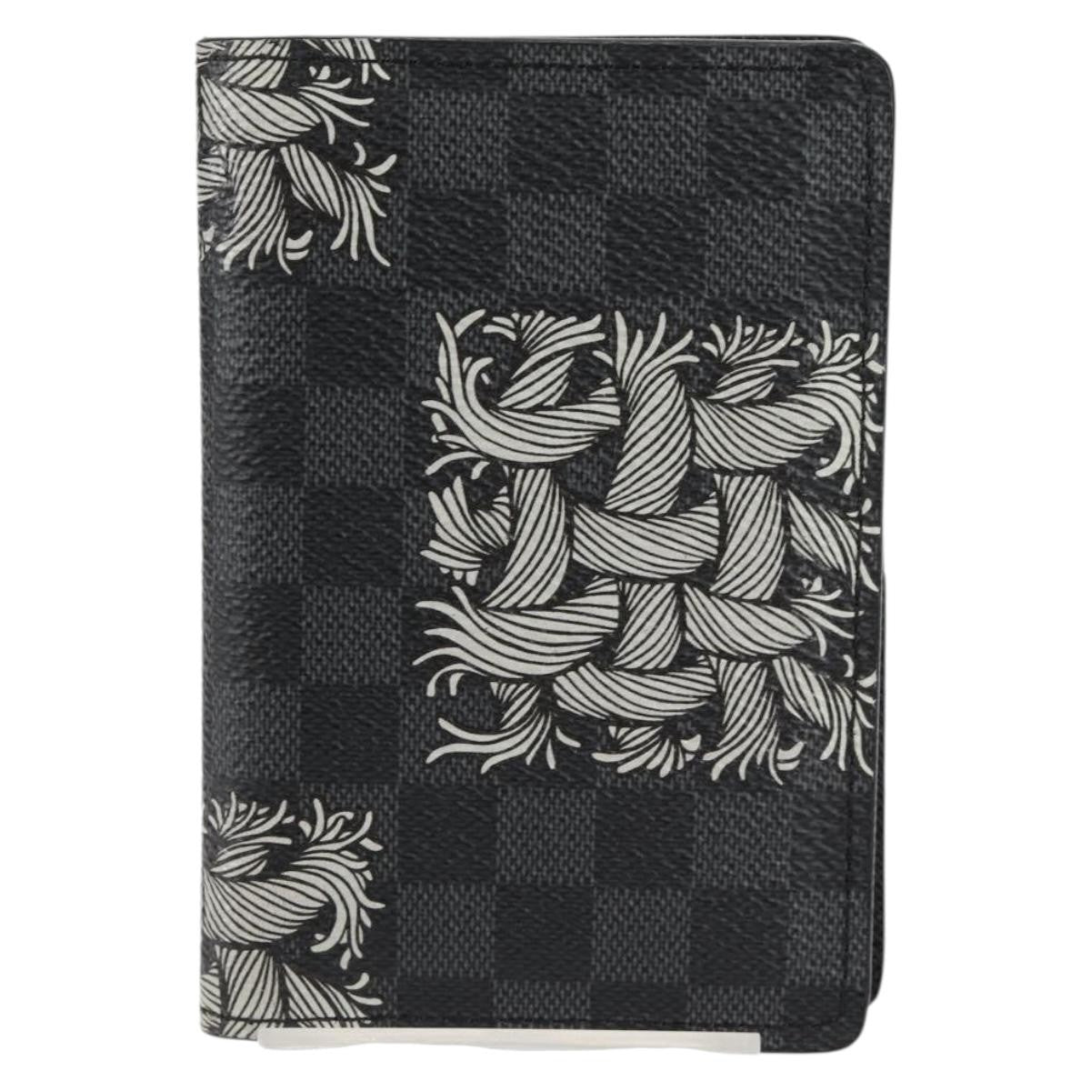 Louis Vuitton Pocket Organizer Limited Edition Nemeth Damier Graphite, BLACK, CANVAS, Clutche & pouche