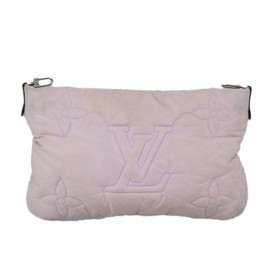 Louis Vuitton Maxi Multi Pochette Accessoires Monogram Quilted Econyl Nylon, PINK, NYLON, Clutche & pouche