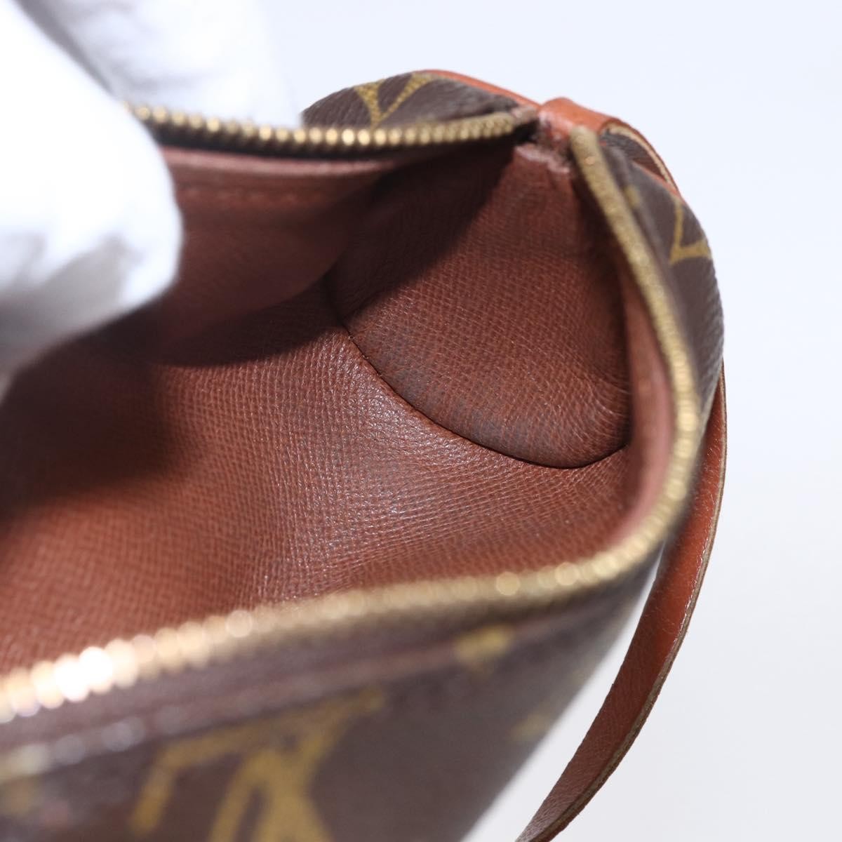 Louis Vuitton Papillon Handbag Monogram Canvas, BROWN, CANVAS, Clutche & pouche