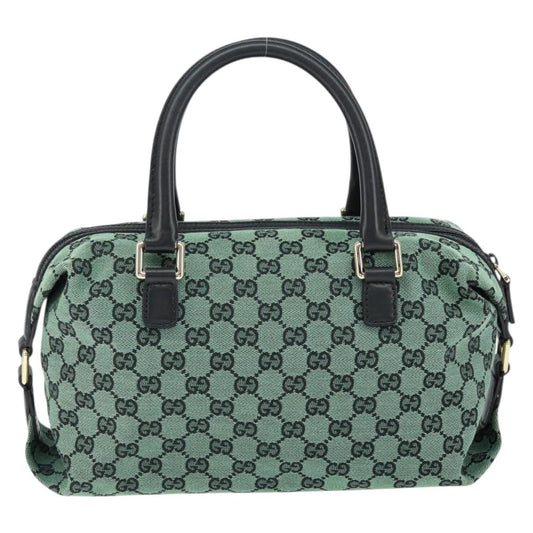 Gucci Full Moon Boston Bag GG Canvas, GREEN, CANVAS, Travel bag