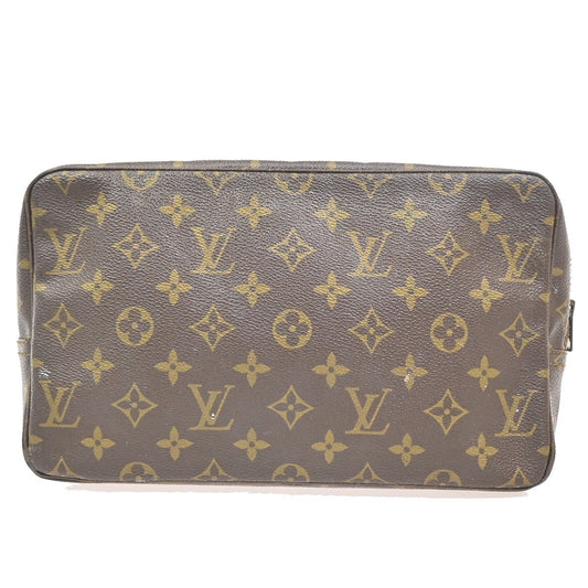 Louis Vuitton Trousse Toilette Monogram Canvas, BROWN, LEATHER, Clutche & pouche