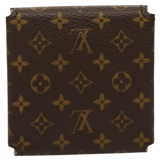 Louis Vuitton CASE JEWELRY BOX Canvas, BROWN, CANVAS, Wallets