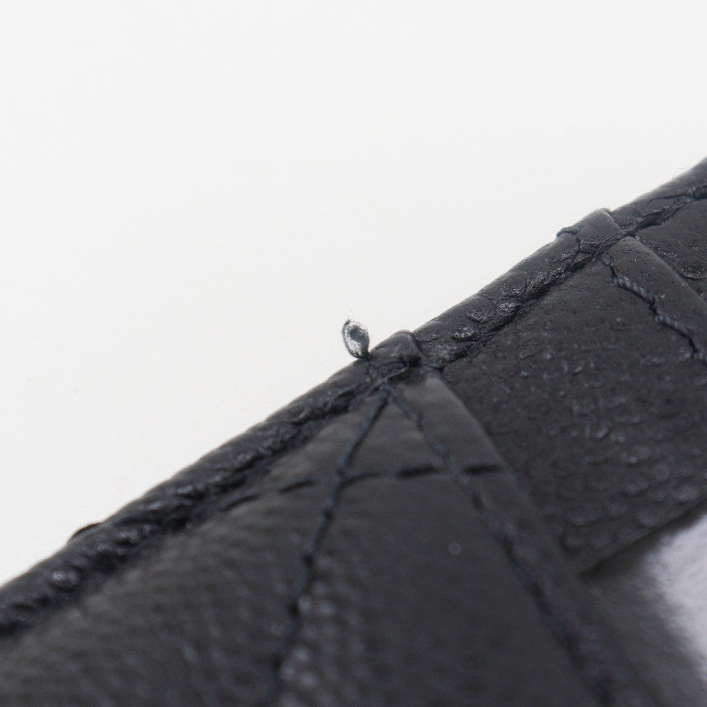 Chanel CC Card Case Quilted Caviar, BLACK, LEATHER, Card Holders