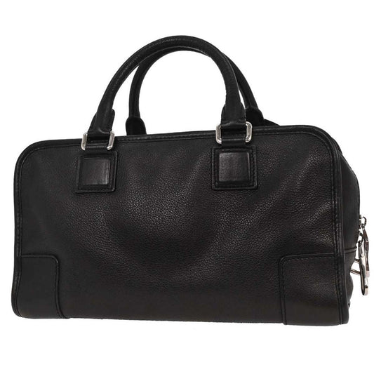 Loewe Amazona Bag Leather, BLACK, LEATHER, Handbag