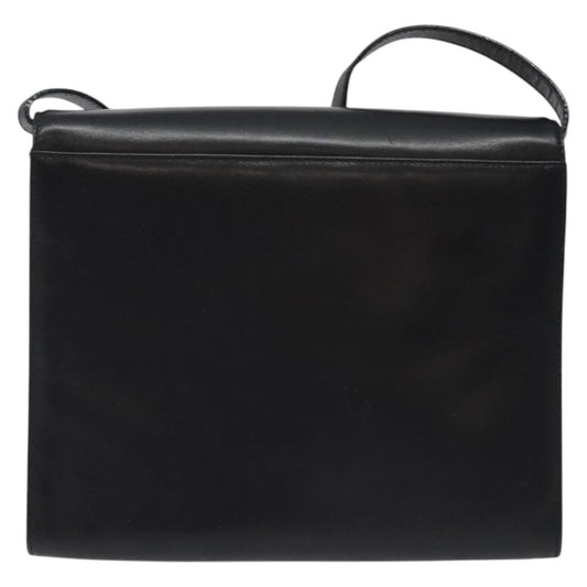 Salvatore Ferragamo Vara shoulder Bag Leather, Black, Leather, Shoulder Bag