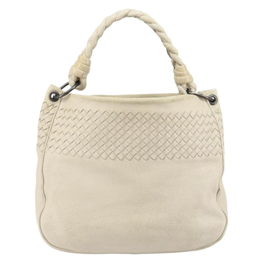 Bottega Veneta Intrecciato Shoulder bag Leather, BEIGE, LEATHER, Shoulder bag