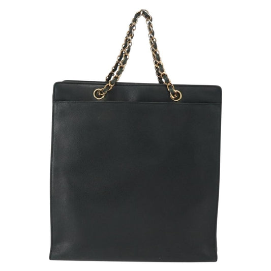 Chanel Vintage CC Lock Pocket Chain Tote Caviar, GREEN, LEATHER, Handbag