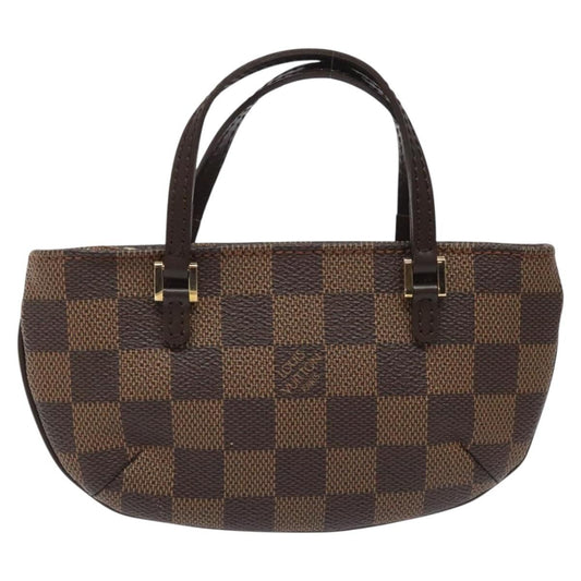 Louis Vuitton Manosque Pochette Damier, BROWN, CANVAS, Clutche & pouche