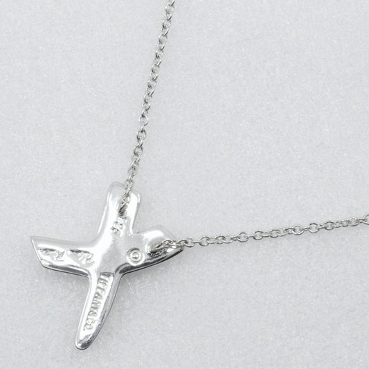 Tiffany & Co. Paloma Picasso Graffiti X Pendant Necklace Silver, SILVER, SILVER, Necklace