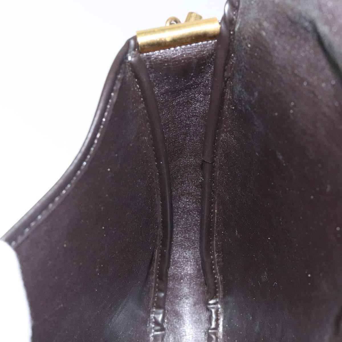 Christian Dior Vintage CD Flap Shoulder Bag Canvas, BROWN, CANVAS, Shoulder bag