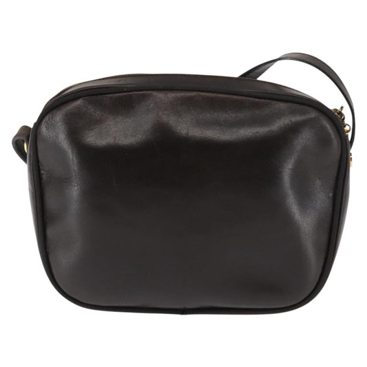 Salvatore Ferragamo Vara Bow camera Shoulder Bag Leather, BROWN, LEATHER, Shoulder bag