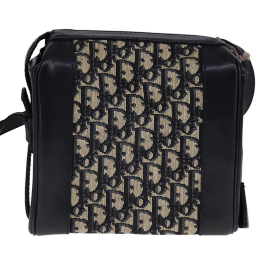 Christian Dior Trotter Oblique canvas et cuir, NAVY, CANVAS, Shoulder bag