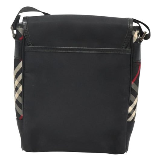 Burberry Vintage Crossbody Bag Nylon, BLACK, NYLON, Shoulder bag