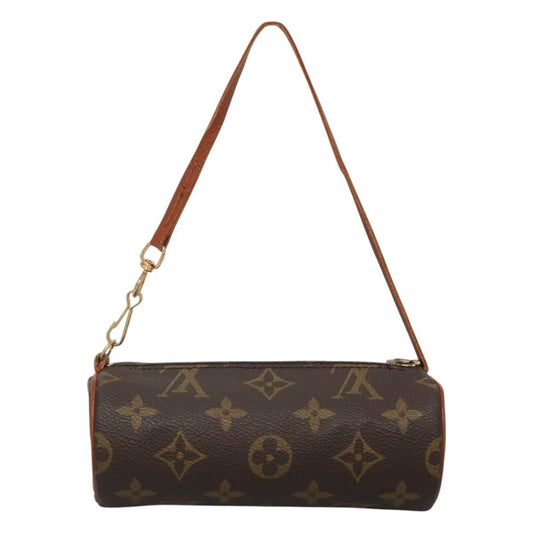 Louis Vuitton Papillon Pochette Monogram Canvas, BROWN, CANVAS, Clutche & pouche