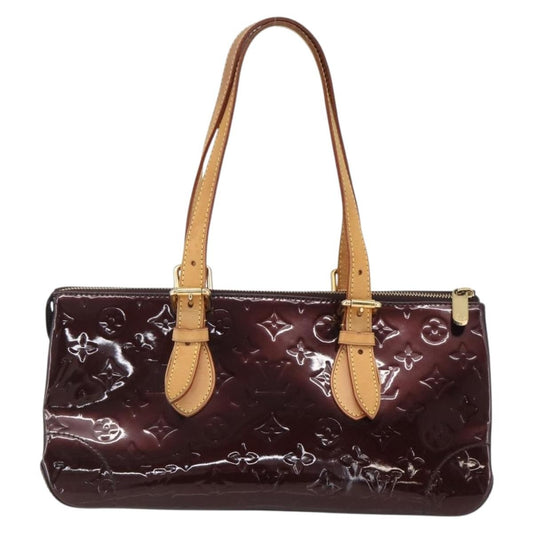 Louis Vuitton Rosewood Avenue Handbag Monogram Vernis, BURGUNDY, PATENT_LEATHER, Shoulder bag