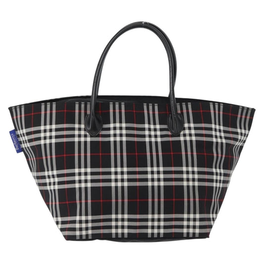 Burberry Nova Check Handbag Nylon, BLACK, NYLON, Handbag