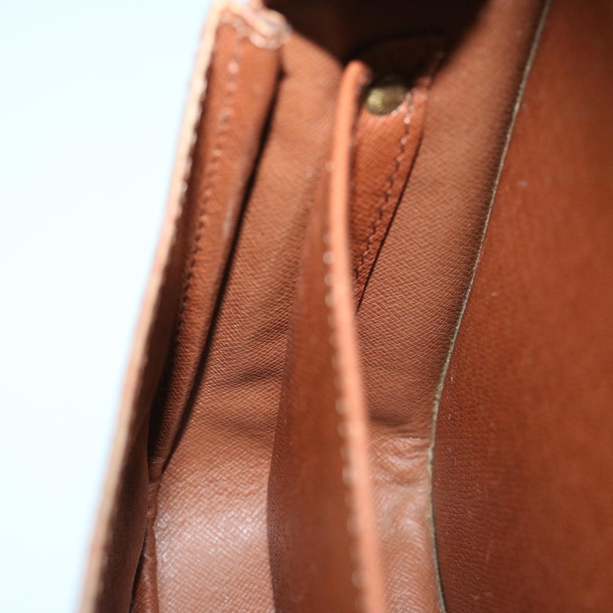 Louis Vuitton Cartouchiere Handbag Monogram Canvas, BROWN, CANVAS, Shoulder bag