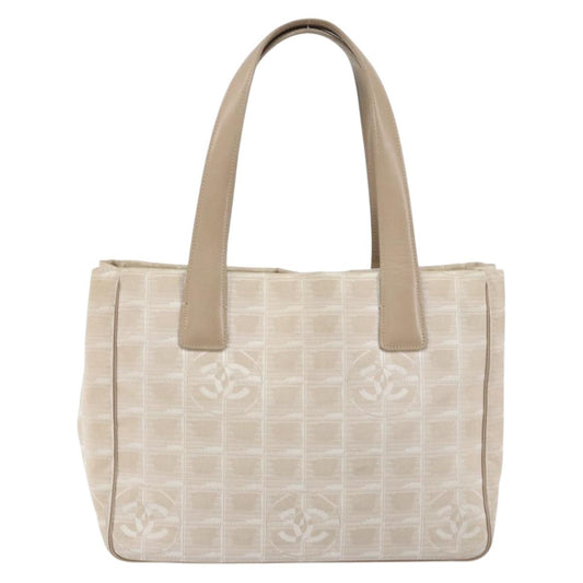 Chanel Travel Line Tote Nylon, BEIGE, NYLON, Tote bag