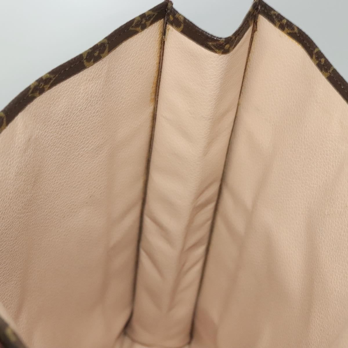 Louis Vuitton Sac Plat Bag Monogram Canvas, BROWN, CANVAS, Handbag