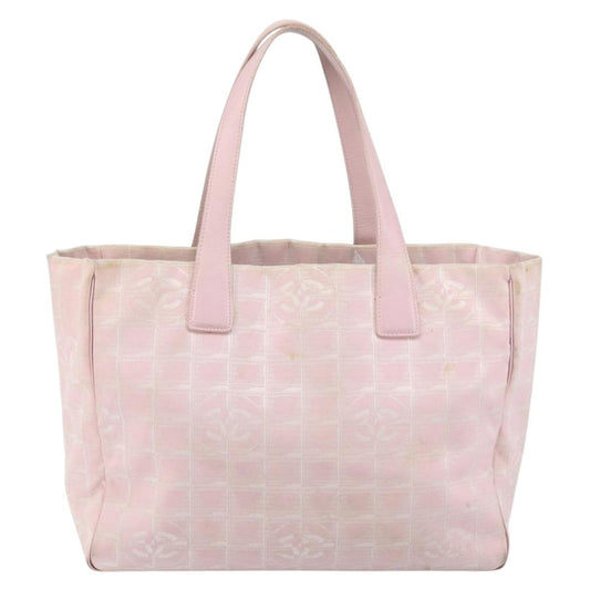 Chanel Travel Line Tote Nylon, PINK, NYLON, Tote bag