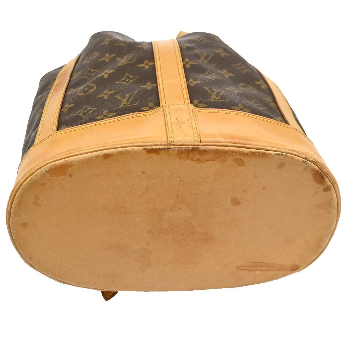 Louis Vuitton Randonnee Backpack Monogram Canvas, BROWN, CANVAS, Shoulder bag