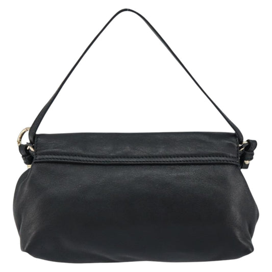 Chloe Lily Shoulder bag Leather, BLACK, LEATHER, Shoulder bag
