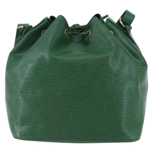 Louis Vuitton Petit Noe Handbag Epi Leather, GREEN, LEATHER, Shoulder bag