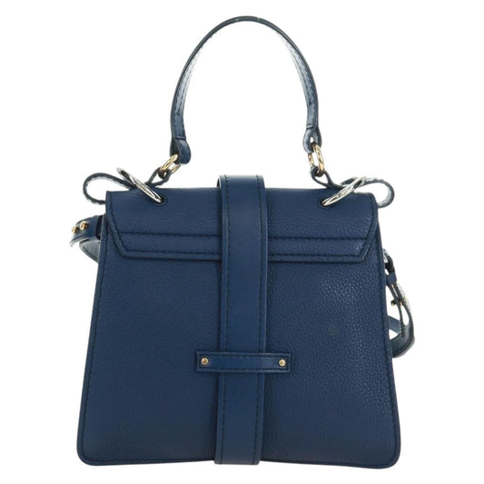 Chloe Aby Day Bag Leather, Blue, Leather, Handbag