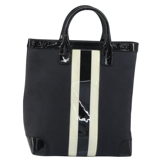 Gucci Vintage tote Canvas, BLACK, CANVAS, Tote bag