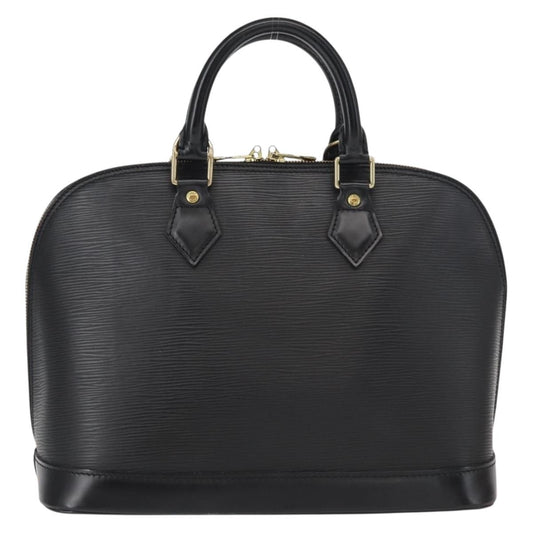 Louis Vuitton Alma Handbag Epi Leather, BLACK, LEATHER, Handbag