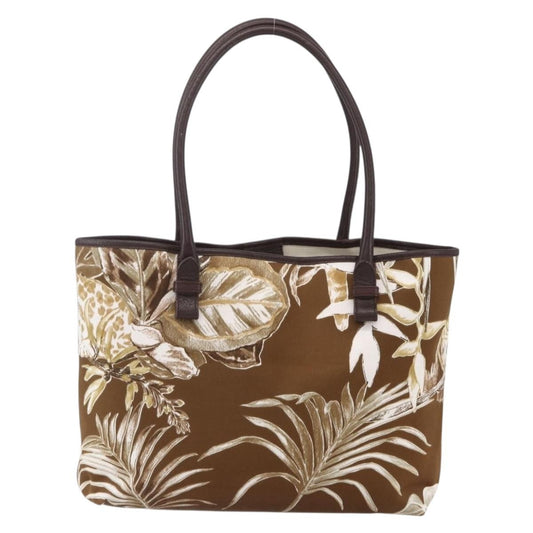 Salvatore Ferragamo Vintage Tote bag Canvas, BROWN, CANVAS, Tote bag