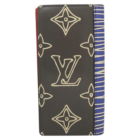 Louis Vuitton Porte Feuille Brother Patchwork, BLUE, CANVAS, Wallets