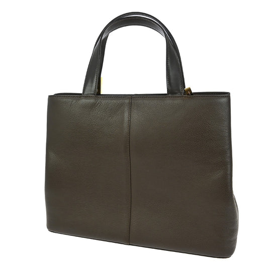 Burberry Vintage Handbag Leather, BROWN, LEATHER, Handbag