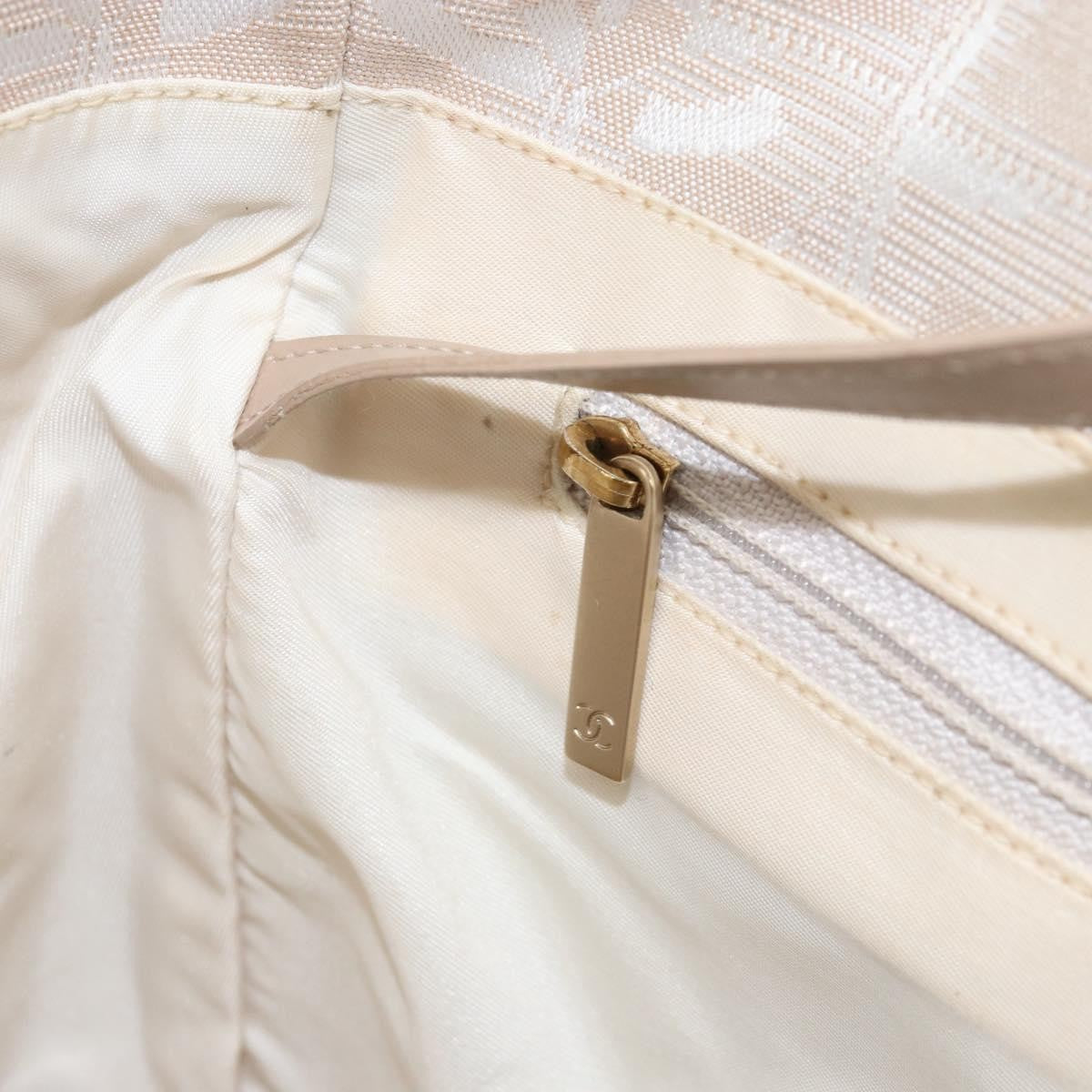 Chanel Travel Line Tote Nylon, BEIGE, NYLON, Tote bag