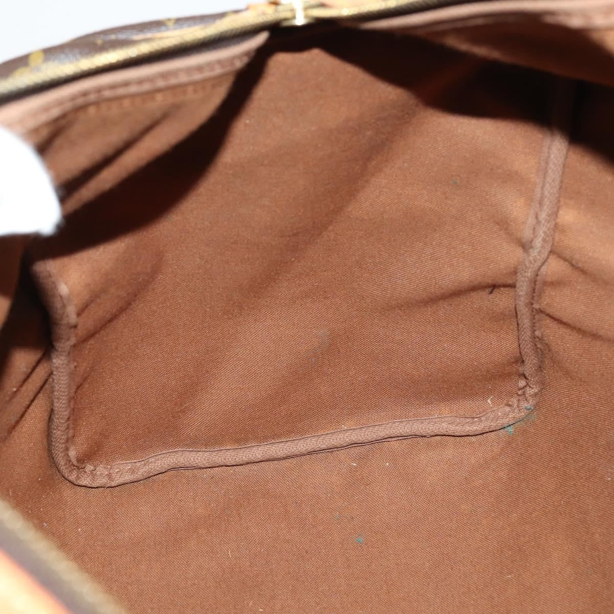 Louis Vuitton Sac Souple Handbag Monogram Canvas, BROWN, CANVAS, Travel bag