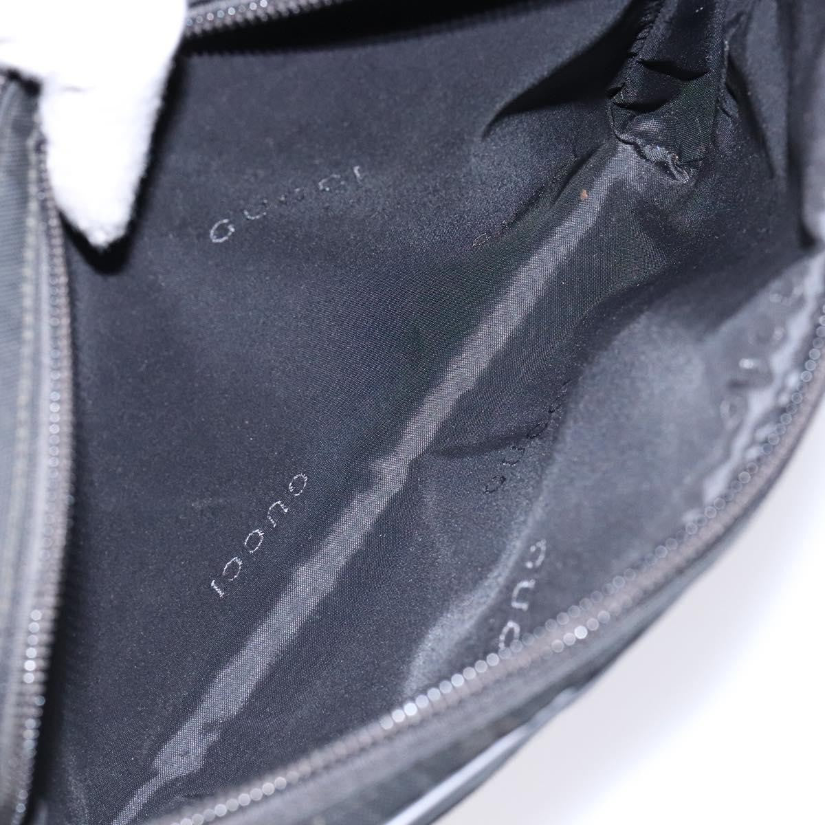 Gucci Pochette Nylon, BLACK, NYLON, Clutche & pouche