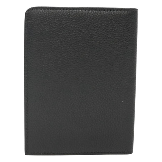 Christian Dior Bifold Card Holder Leather, BLACK, LEATHER, Card Holders