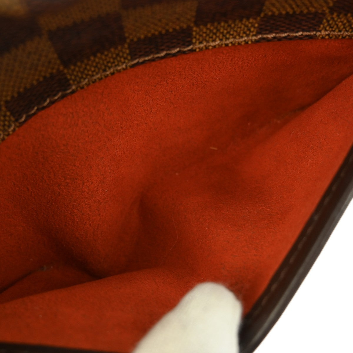 Louis Vuitton Ipanema Pochette Damier, BROWN, CANVAS, Clutche & pouche