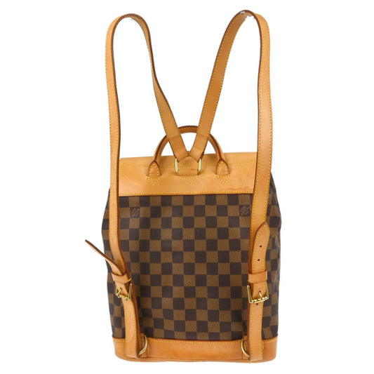 Louis Vuitton Arlequin Backpack Damier, Brown, Canvas, Backpack