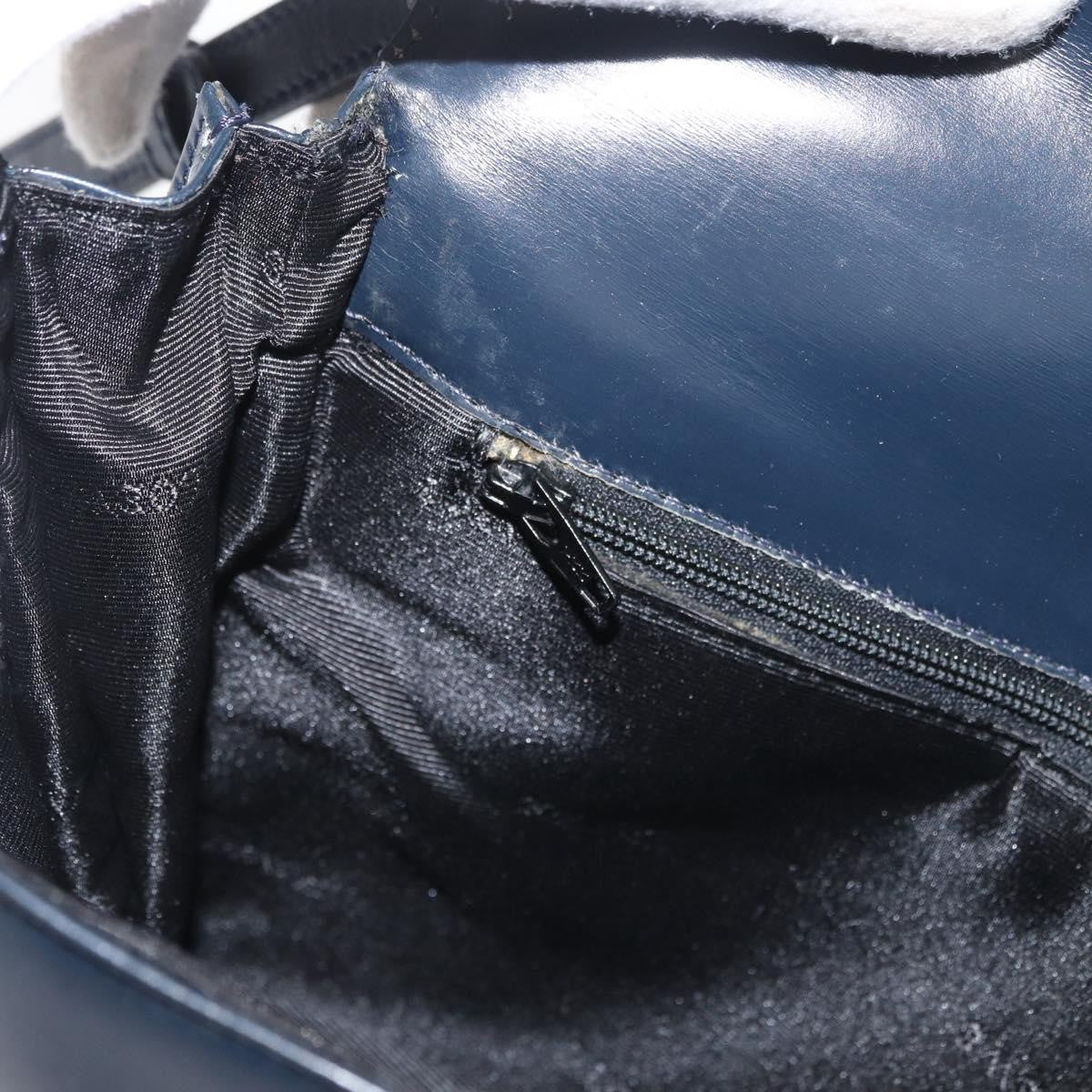 Loewe Anagram Shoulder Bag Leather, Navy, Leather, Shoulder Bag