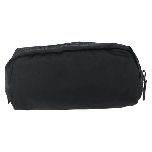 Prada Zip Around Toiletry Bag Tessuto, BLACK, NYLON, Clutche & pouche